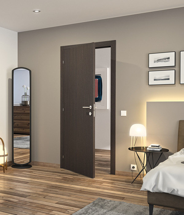 Porte d'Intérieur Essentielle Anthracite