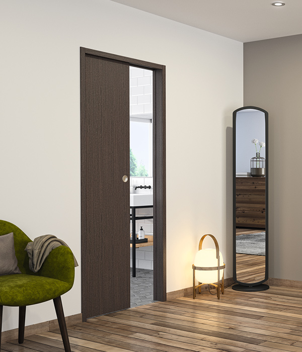 Porte coulissante intérieure Essentielle  anthracite